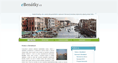 Desktop Screenshot of ebenatky.cz